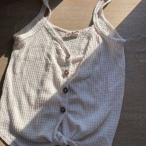 Button tank top